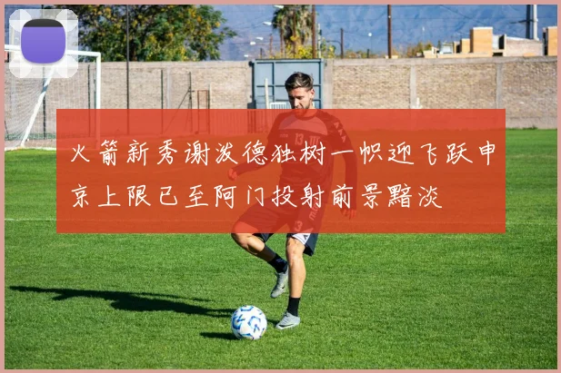火箭新秀谢泼德独树一帜迎飞跃申京上限已至阿门投射前景黯淡